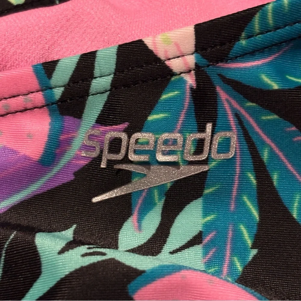 Speedo * Floral Swimwear Top Tankini Youth Girl’s Size 14